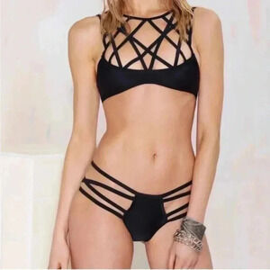 Nasty Gal Cage 2 Piece bathing suit